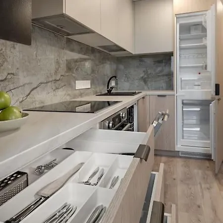 Апартаменты Brand New 58 Loft With Free Parking Вильнюс